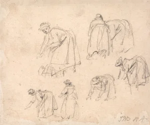 Figurenstudies - Vrouwen aan het werk